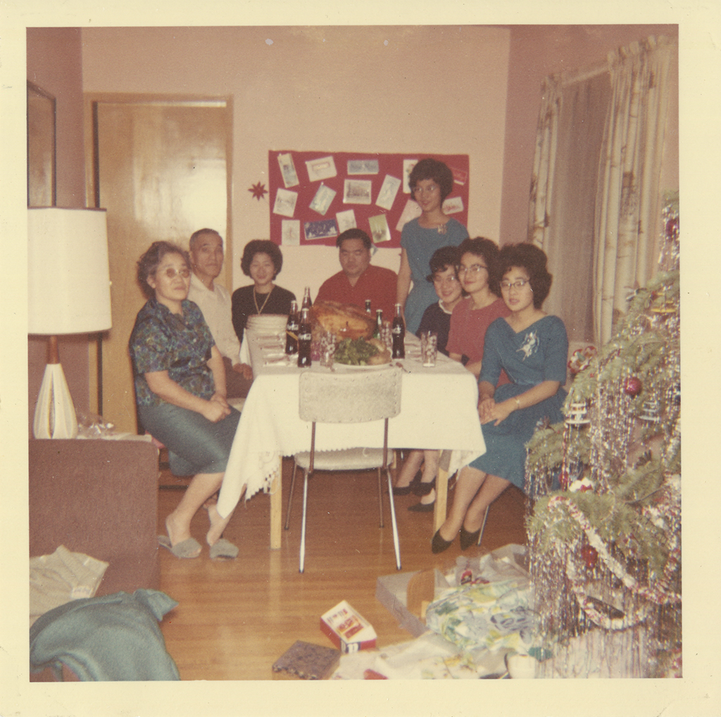 Christmas dinner with the Morishita family